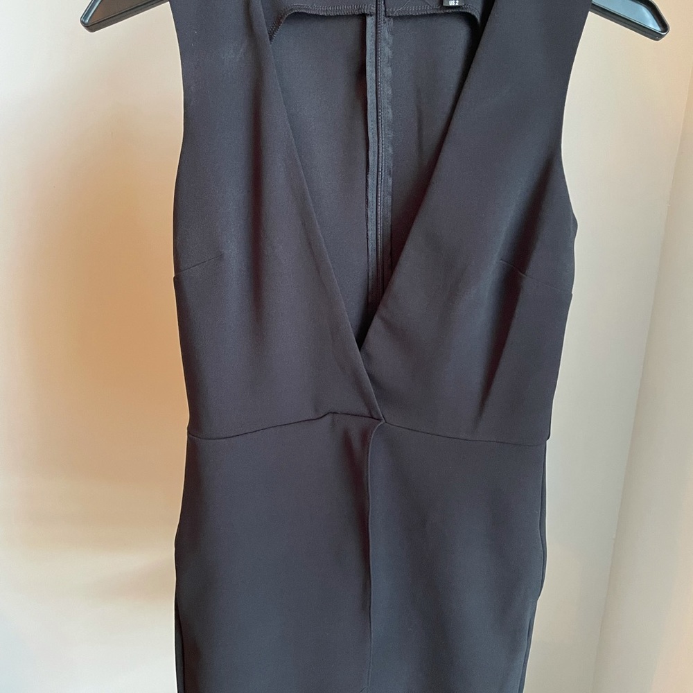 Misguided short black romper size 2